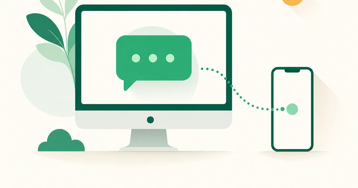 Tela de computador exibindo conversas do aplicativo WhatsApp