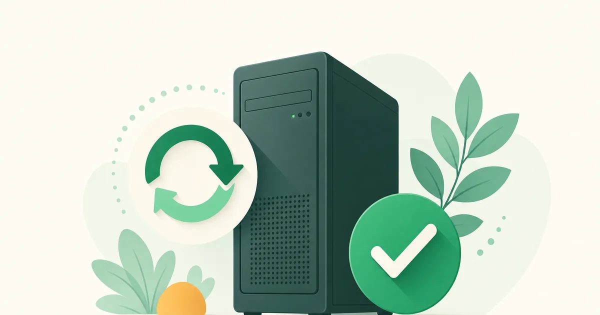 Tela do Windows na opção de recuperação Restaurar este PC