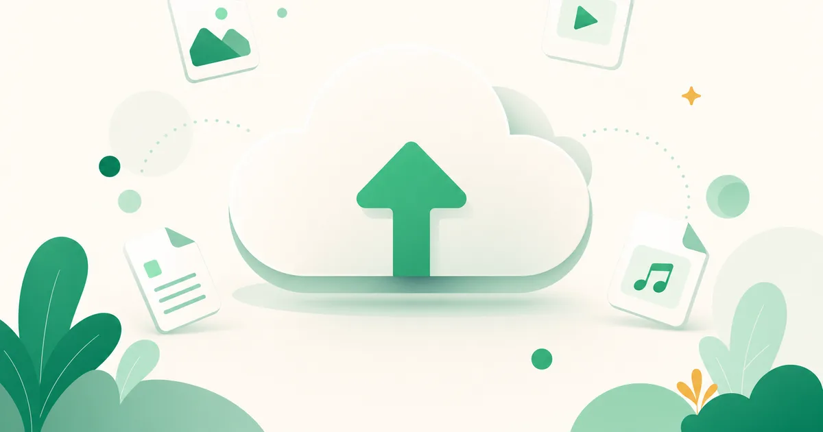 Ícone de nuvem azul do armazenamento OneDrive sobre fundo claro