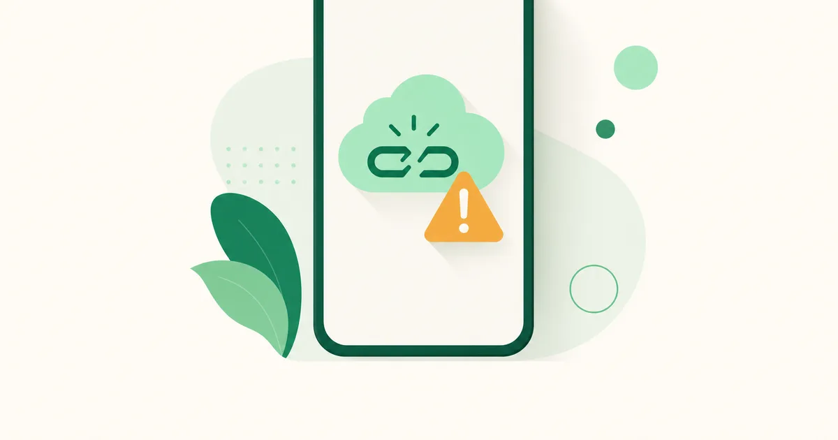 Tela de celular Android com a Google Play Store aberta e uma mensagem de erro ao baixar aplicativo