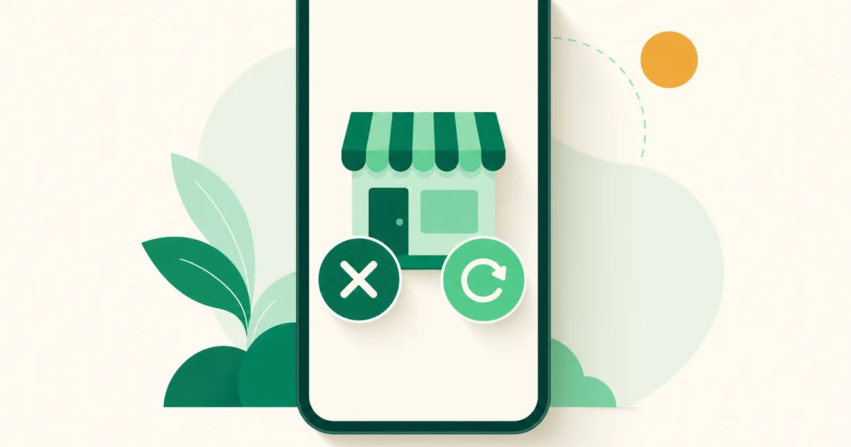 Tela de celular Android travada ao tentar abrir a Google Play Store